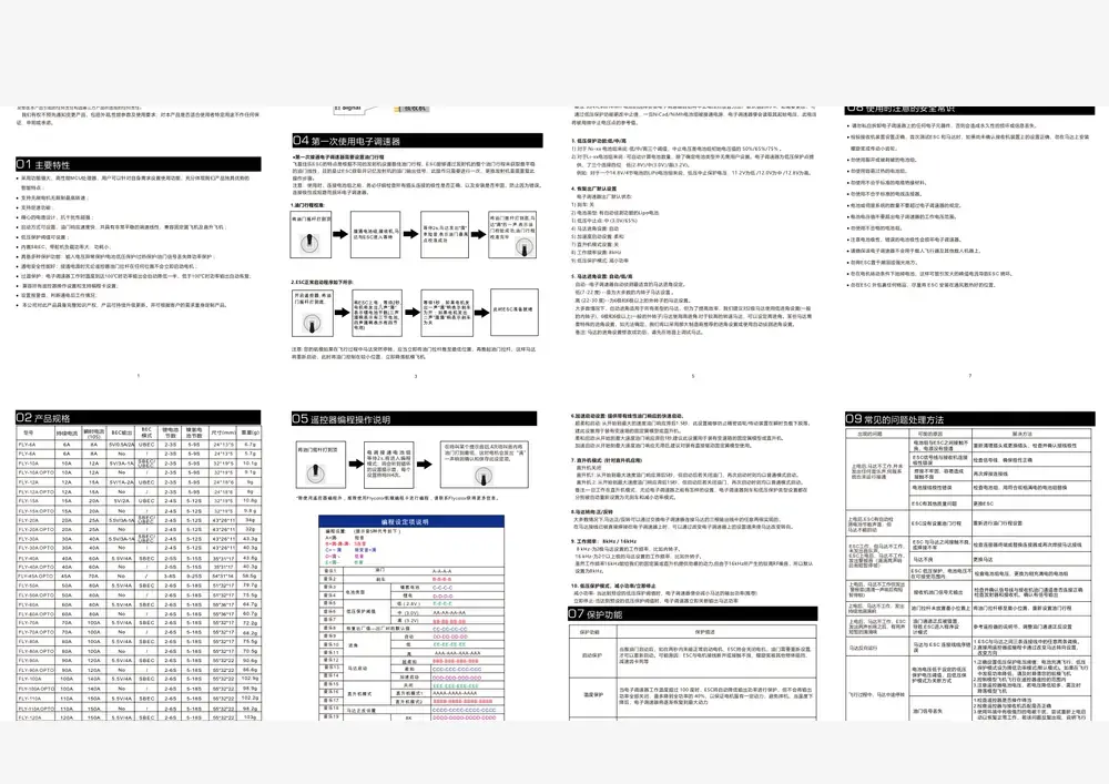 Fly datasheet page 1