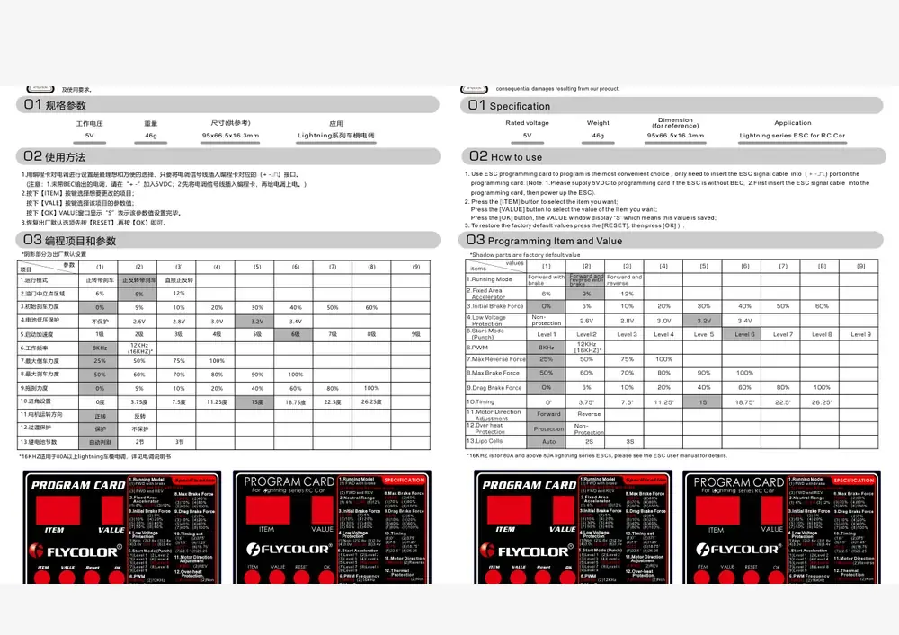 Lightning datasheet page 1