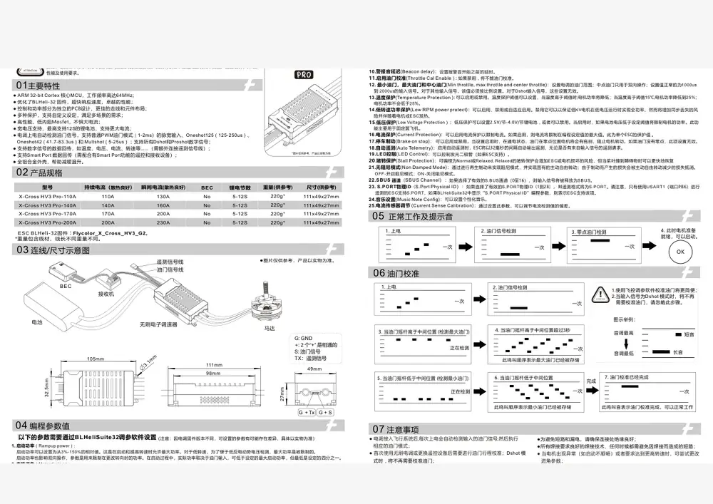 Cross HV3 Pro200A datasheet page 1