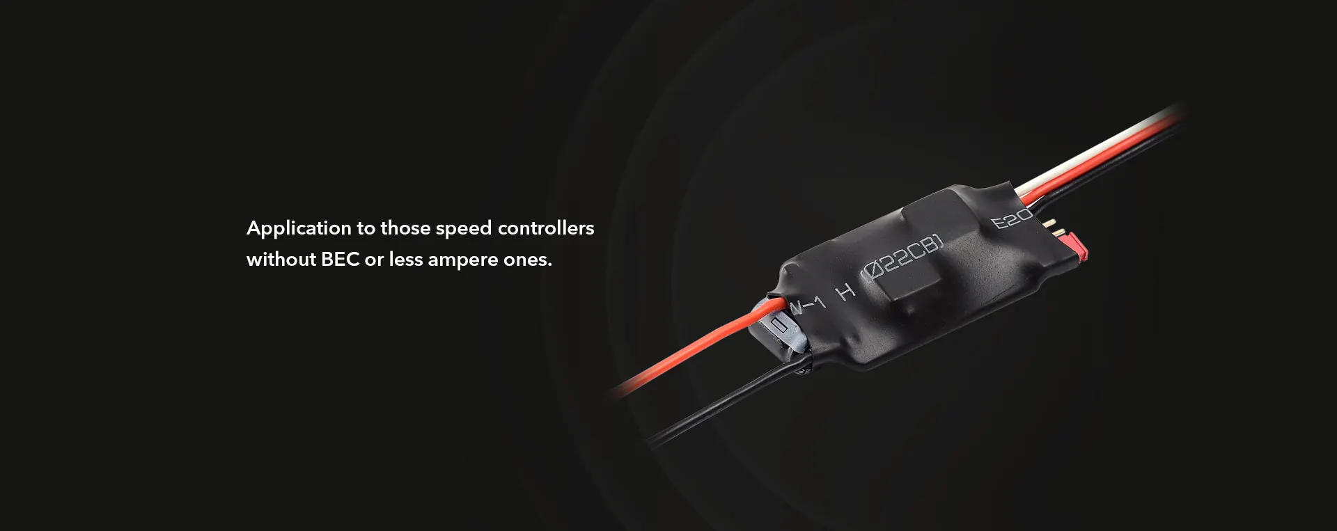 BEC module for servo-rail power